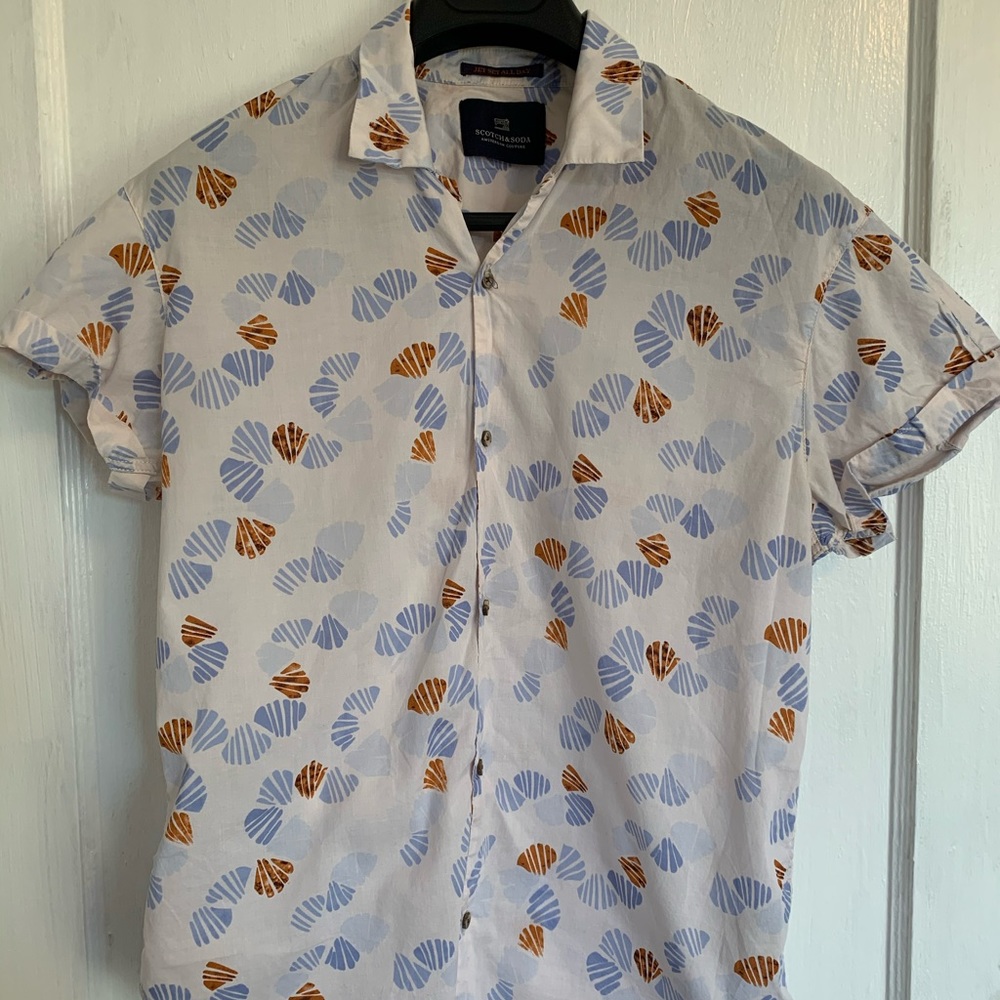 Scotch and soda short sleeve button down